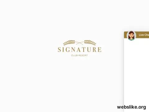 signatureclubresort.com