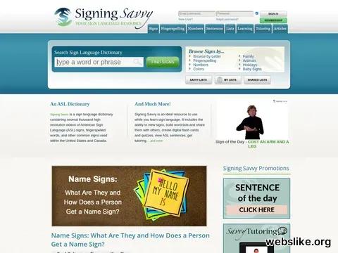 signingsavvy.com