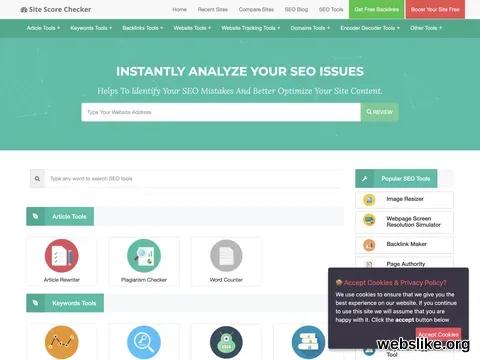 sitescorechecker.com