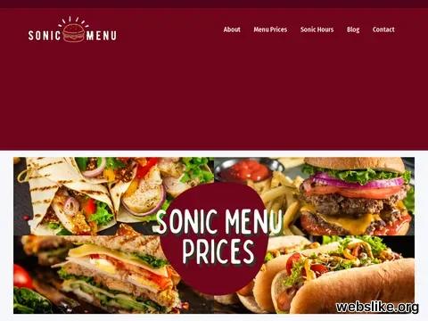 sonic-menu.com