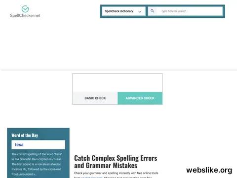 spellchecker.net