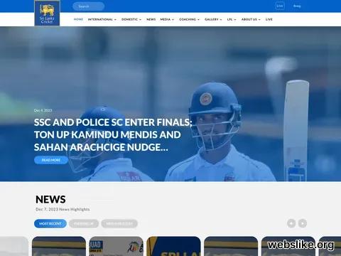 srilankacricket.lk