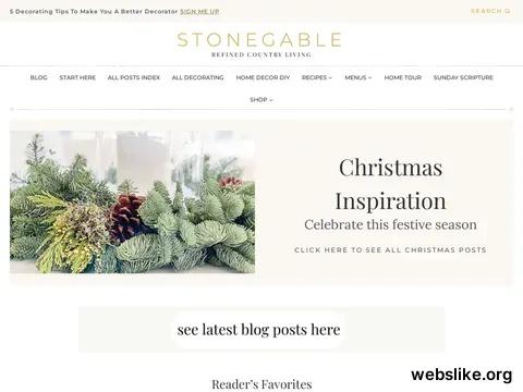 stonegableblog.com