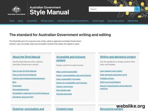 stylemanual.gov.au