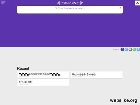 stylishtextgenerator.com