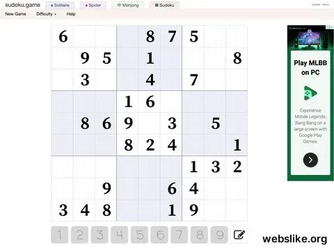 sudoku.game