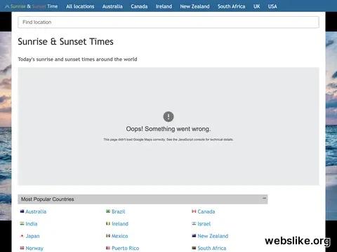 sunrisesunsettime.org