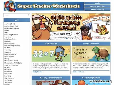 superteacherworksheets.com