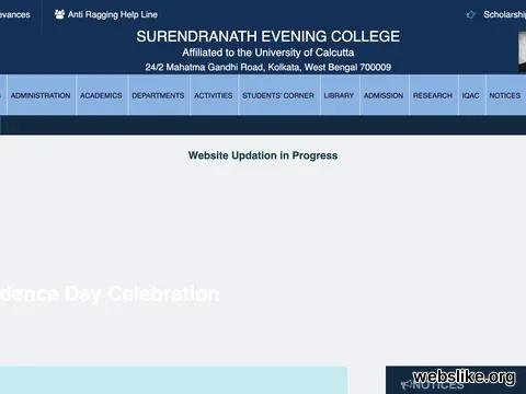 surendranatheveningcollege.com