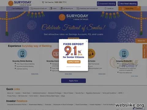 suryodaybank.com