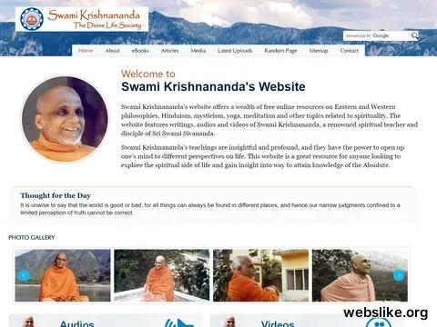 swami-krishnananda.org