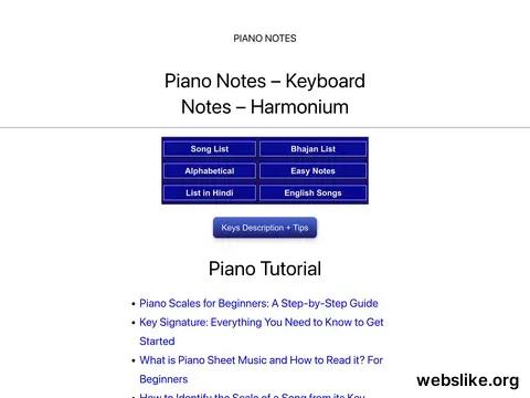 synthesizernotes.com