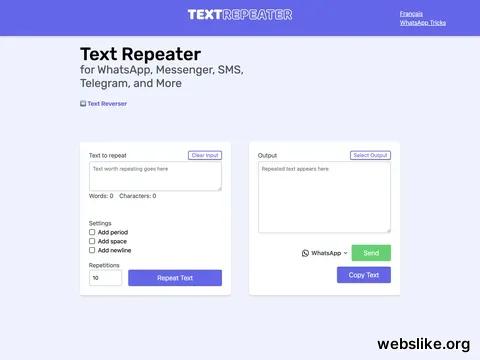 textrepeater.com