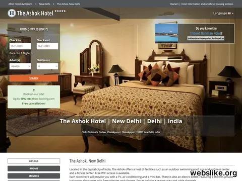 theashokhotel.com