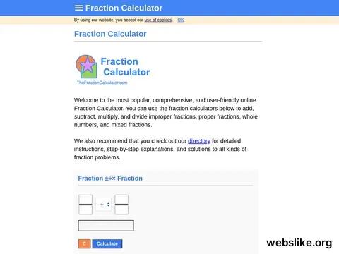 thefractioncalculator.com