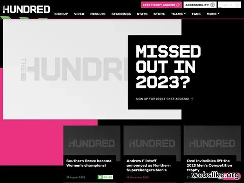 thehundred.com