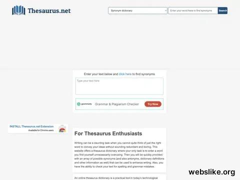 thesaurus.net