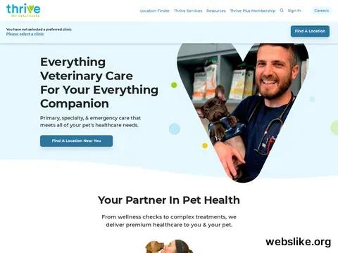 thrivepetcare.com