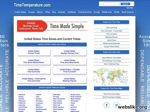 timetemperature.com