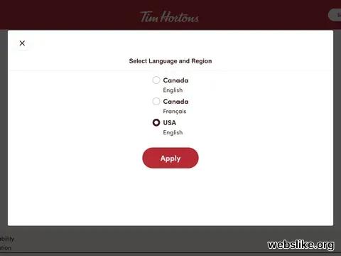 timhortons.com