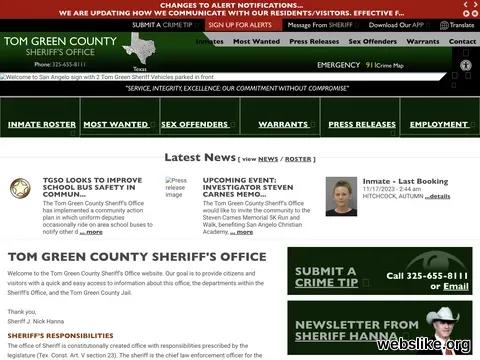 tomgreencountysheriff.org