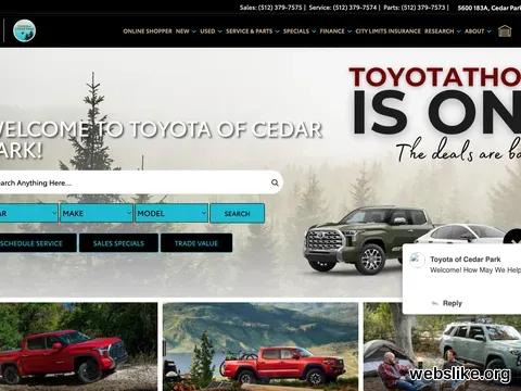 toyotaofcedarpark.com