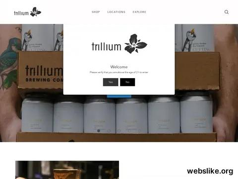 trilliumbrewing.com