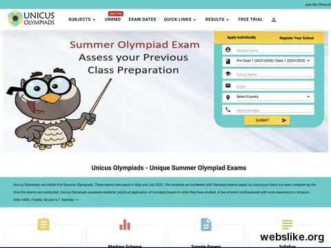 unicusolympiads.com