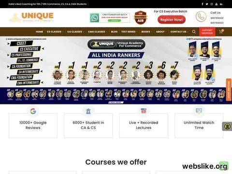 uniqueacademyforcommerce.com