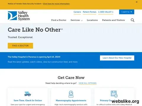 valleyhealth.com