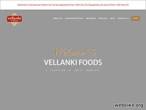 vellankifoods.com