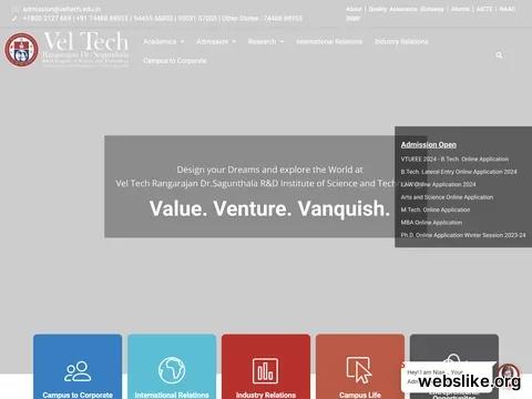 veltech.edu.in