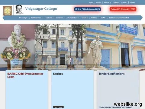 vidyasagarcollege.edu.in