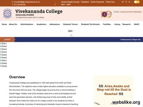 vivekanandacollege.edu.in