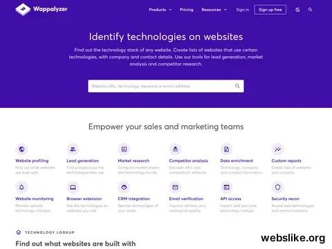 wappalyzer.com