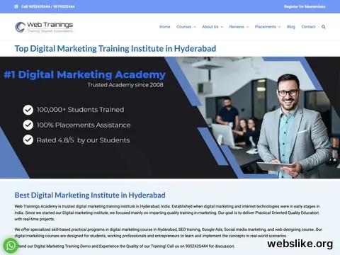 webtrainings.in