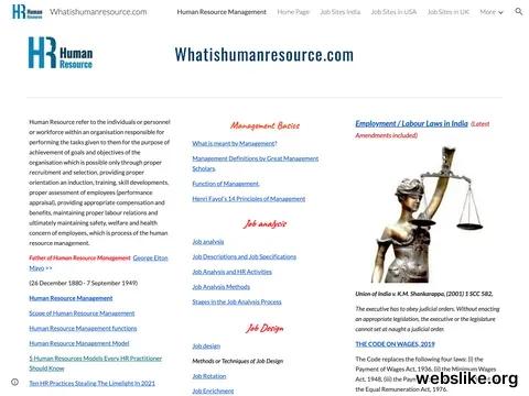 whatishumanresource.com