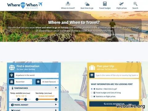 whereandwhen.net