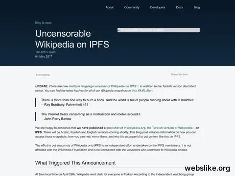 wikipedia-on-ipfs.org