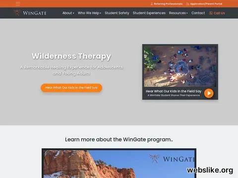 wingatewildernesstherapy.com