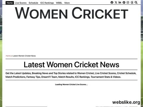 womencricket.com