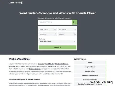 wordfinderx.com