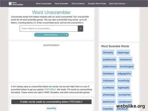 wordunscrambler.net