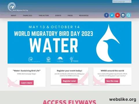 worldmigratorybirdday.org