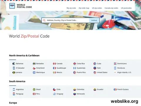 worldpostalcode.com