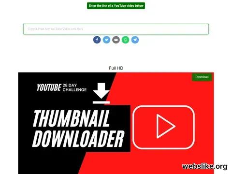 youtubethumbnaildownloader.com