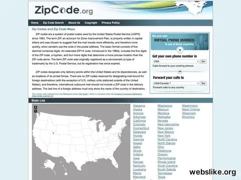 zipcode.org